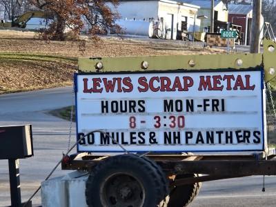 Lewis Scrap Metal Burnt Prairie