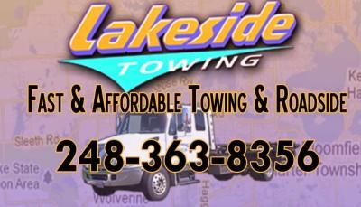 Lakeside Towing, White Lake, Michigan
