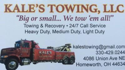 Kale's Towing LLC