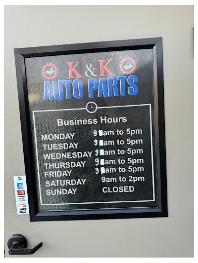 K & K Auto Parts INC03