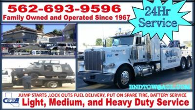 Bob & Dave's Towing, South Whittier, California