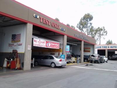 Car Test Only center, Lake Forest, California