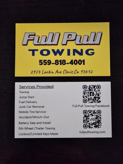 Full Pull Towing, Clovis, California