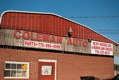 Coleman Auto Salvage, Fayetteville, Georgia