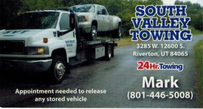 South Valley Towing, Riverton, Utah