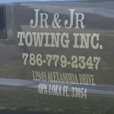 Jr & Jr Towing inc., Opa Locka, Florida
