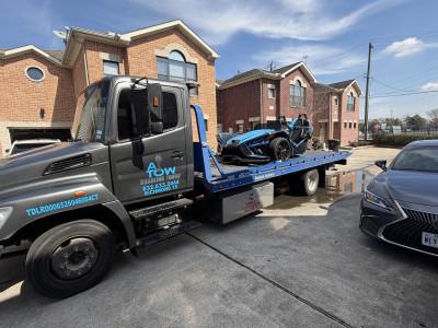 A tow truck, Houston, Texas