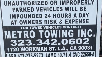 Metro Towing Inc, East Los Angeles, California