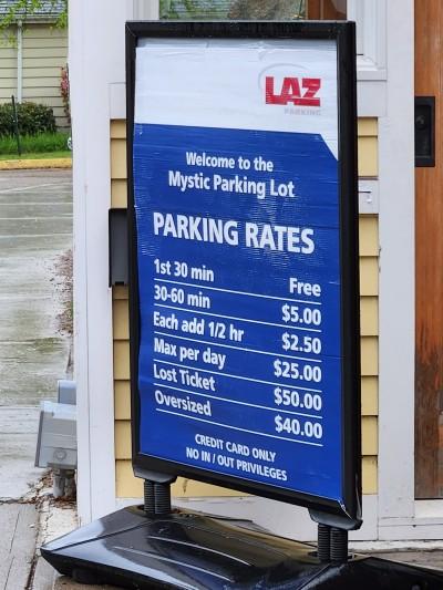 Public Parking Lot, Mystic, Connecticut