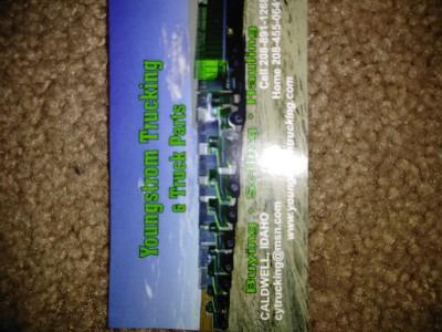 Youngstrom Trucking, Caldwell, Idaho