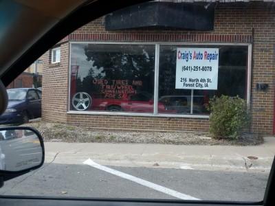 Craigs Auto Repair, Forest City, Iowa