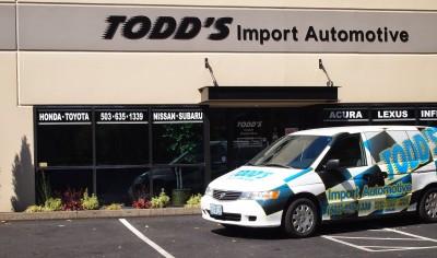 Todd's Automotive, Lake Oswego, Oregon