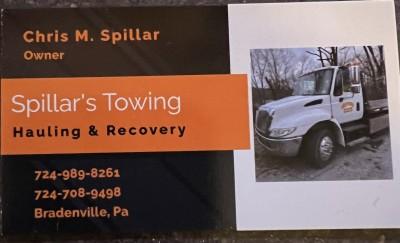 SPILLARS TOWING, Bradenville, Pennsylvania