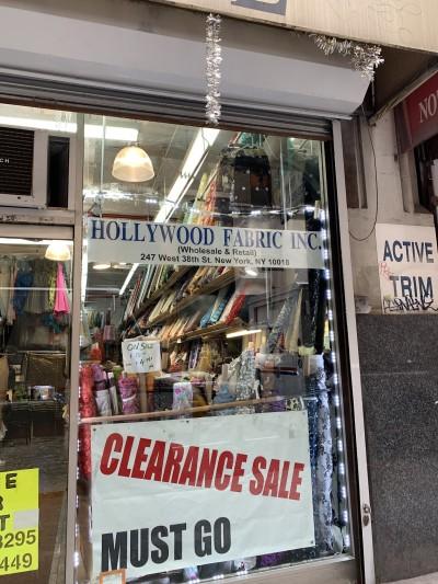 Hollywood Fabric Inc, New York, New York