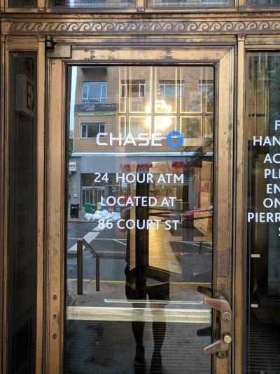 Chase ATM, Brooklyn, New York