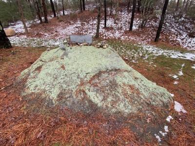 Sacrifice Rock, North Plymouth, Massachusetts