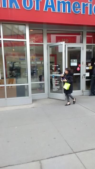 Bank of America ATM, Brooklyn, New York