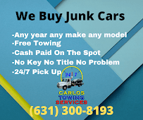 CARLOS TOWING SERVICE 24/7 ,Junk Cars011