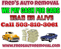 Fred's Auto Removal | Cash for Junk Cars Portland05