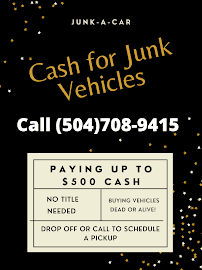 JUNK-A-CAR: Sell a Car with No Title. Flooded, Wrecked, Broke Down Junk Vehicle Removal.07