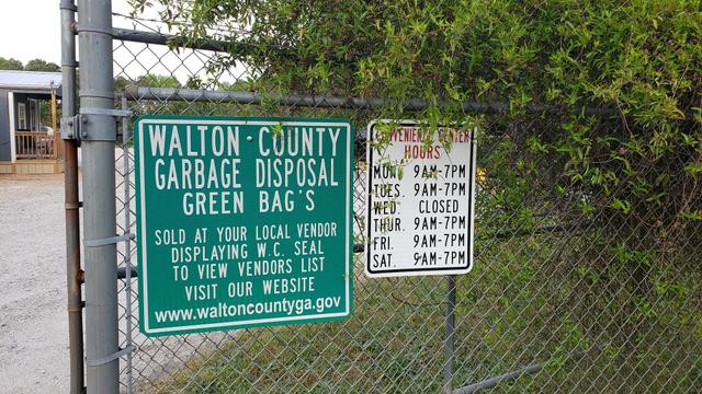 Bold Springs recycling center
