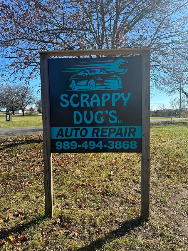 Scrappy Dug's LLC Auto Repair, Ovid, Michigan