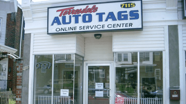 Torresdale Auto Tags, Philadelphia, Pennsylvania
