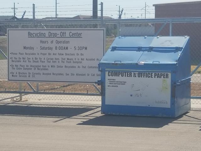 City of Lubbock Recycling Center, Lubbock, Texas