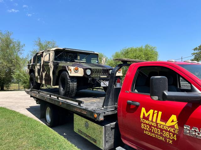 Mila towing service, Houston, Texas
