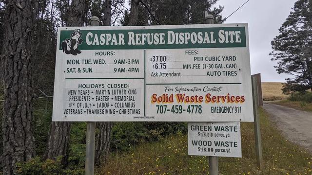 Caspar Transfer Station, Mendocino, California