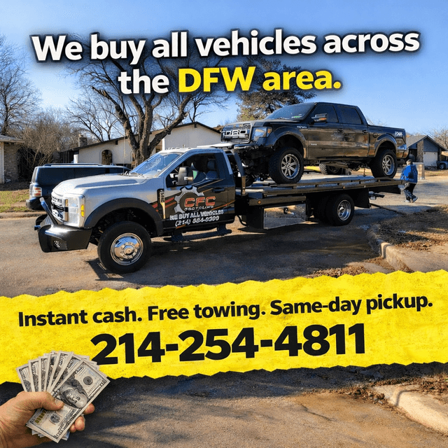 Dallas Cash For Junk Cars, Dallas, Texas