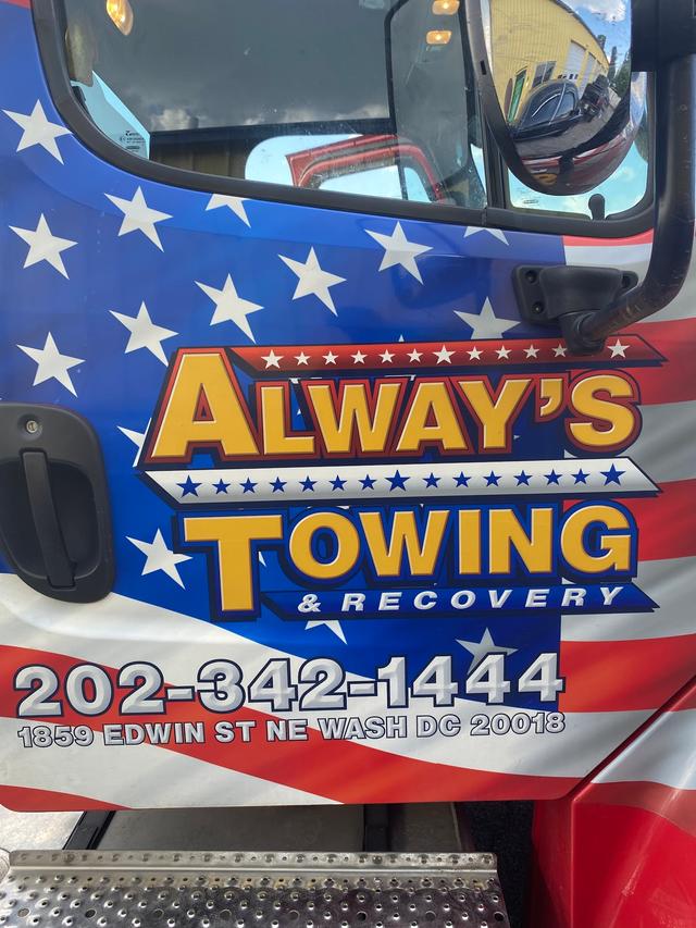 Always Towing & Recovery, Washington, District of Columbia