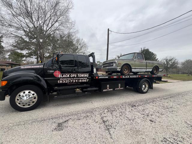 Black OPS Towing Service, Houston, Texas
