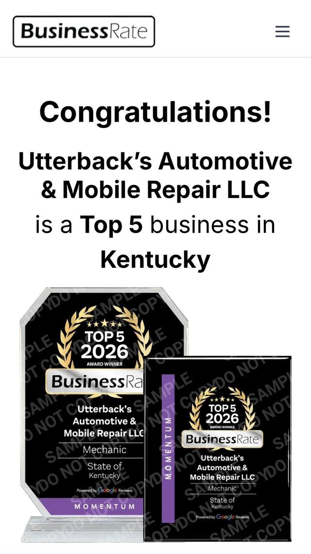 Utterback’s Automotive & Mobile Repair LLC