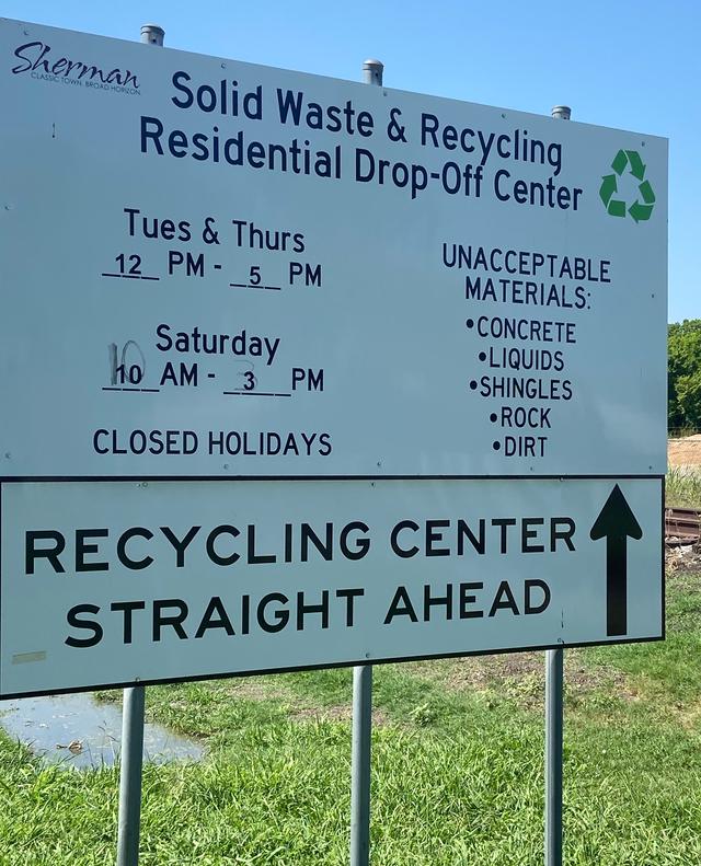 Sherman Recycling Department, Sherman, Texas