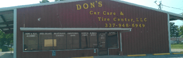Don's Car Care & Tire Center, Opelousas, Louisiana