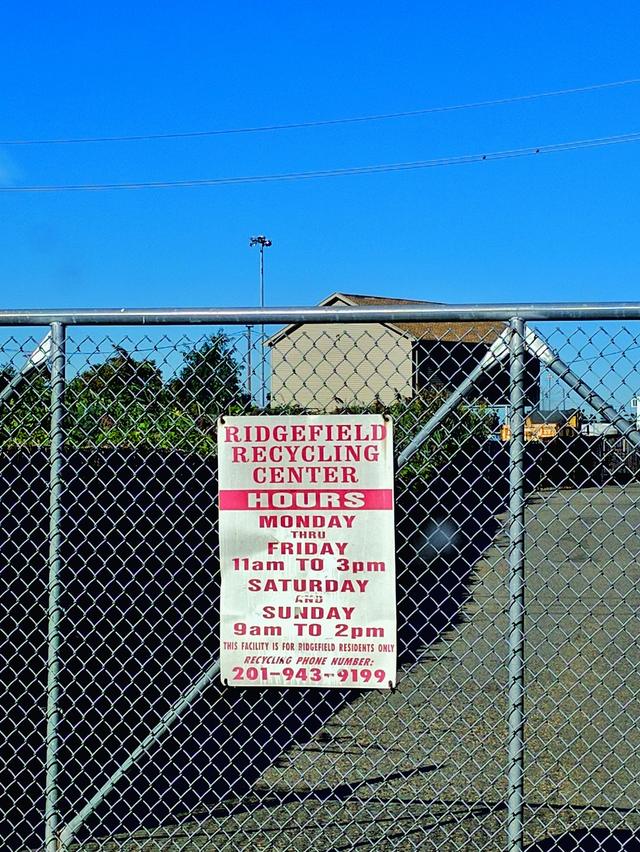 Ridgefield Recycling Center, Ridgefield, New Jersey