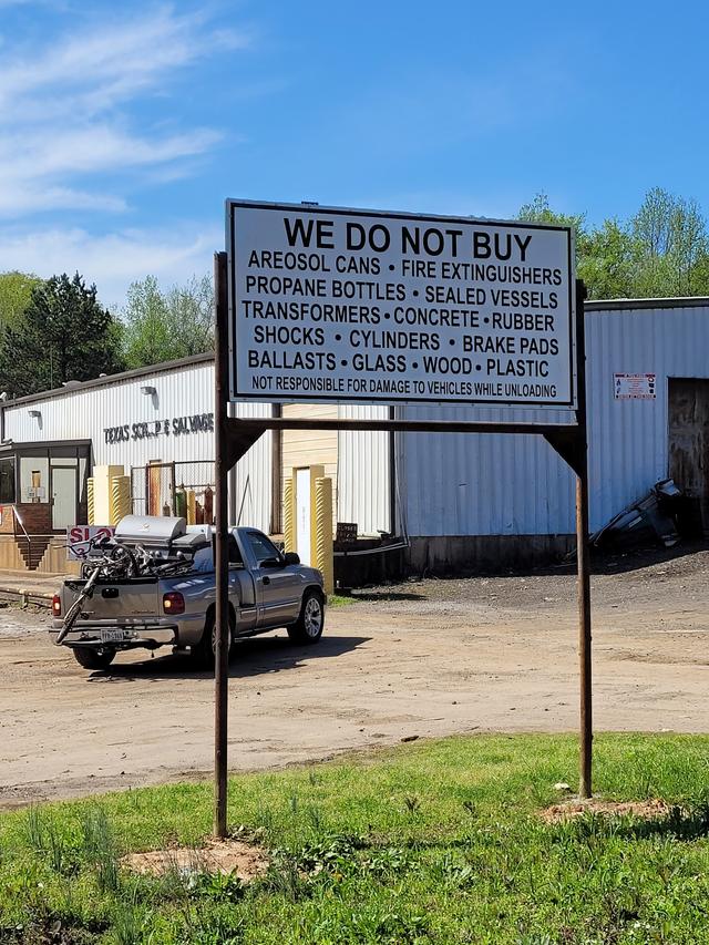 Texas Scrap & Salvage Inc, Marshall Ford, Texas