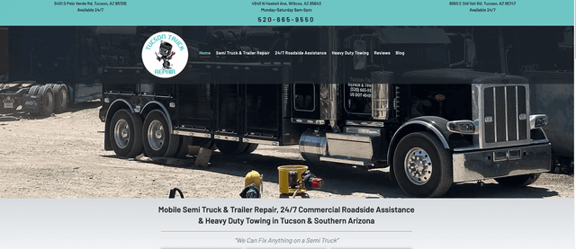 Tucson Truck Repair and Towing, Corona de Tucson, Arizona