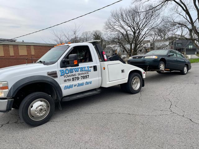 Boswell Towing and cash for all unwanted vehicles, Nashville, Tennessee