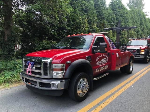Small town towing and Recovery, Charlottesville, Virginia