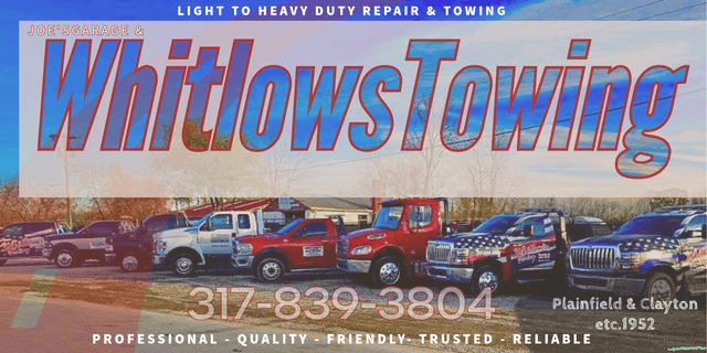 Joe's Garage & Whitlow's 24 Hour Towing, Indianapolis, Indiana