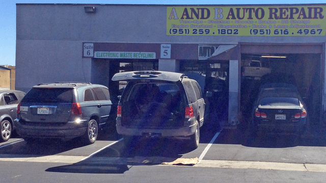 A & B Auto Repair, Perris, California