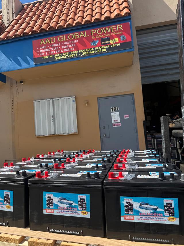 AAD Global Power Battery Sale, Hialeah, Florida