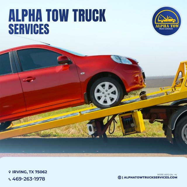 Alpha tow truck services, Irving, Texas