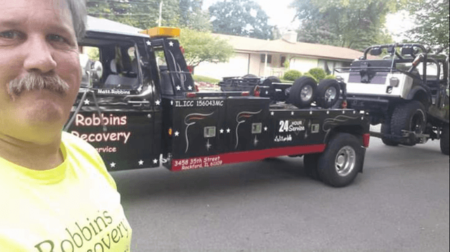 Robbins Recovery Service, Rockford, Illinois