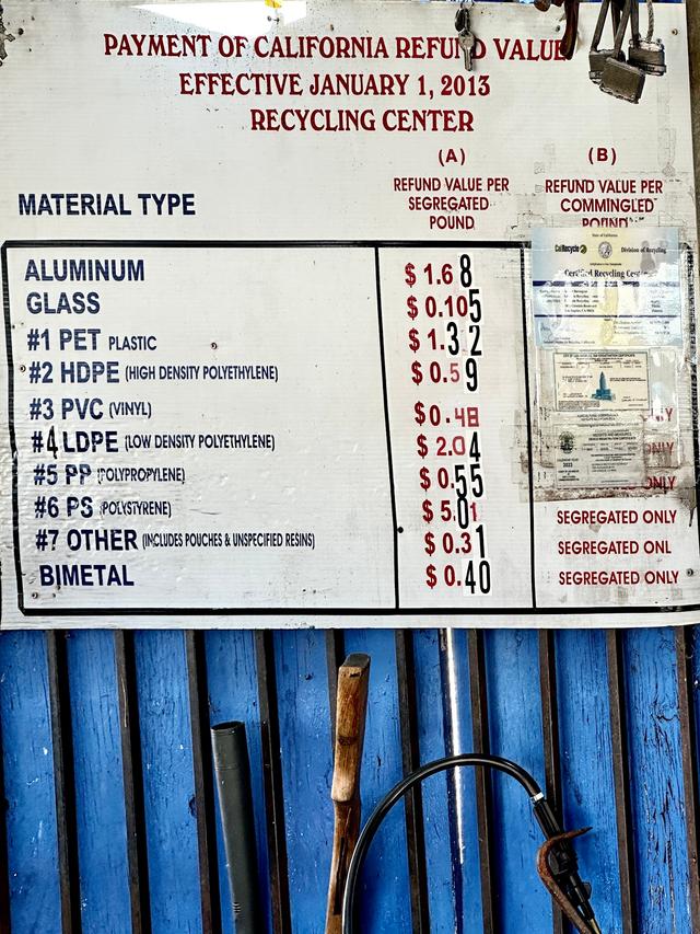 Glendale Recycling Center, East Los Angeles, California