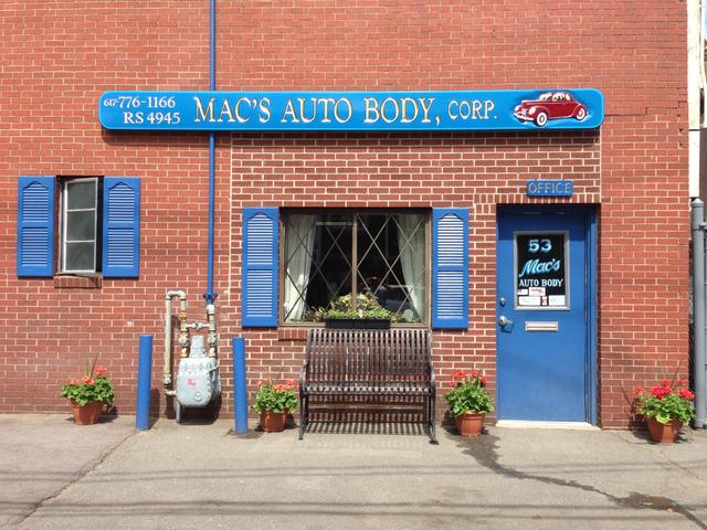 Mac’s Auto Body, Somerville, Massachusetts