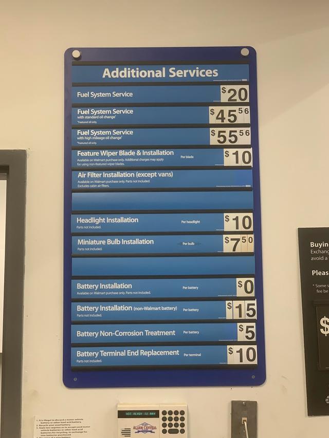 Walmart Auto Care Centers, Edison, New Jersey