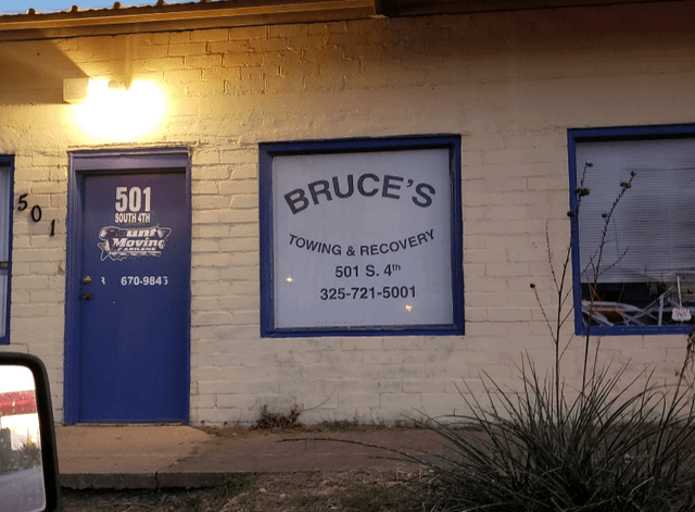 Bruce's Towing & Recovery, Abilene, Texas